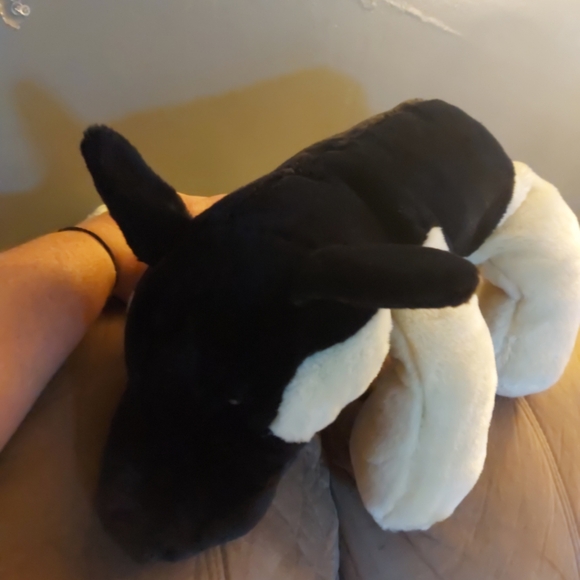 VTG 12" Commonwealth German Shepherd Puppy Dog Plush Stuffed Animal Black/Tan - Picture 9 of 11